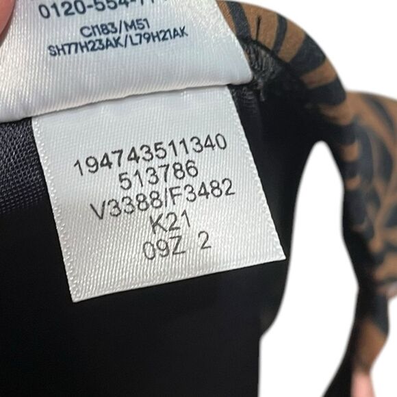 Lands’ End Women’s Tropical Palm Tankini Swim Top, Size 2, New - Picture 5 of 5